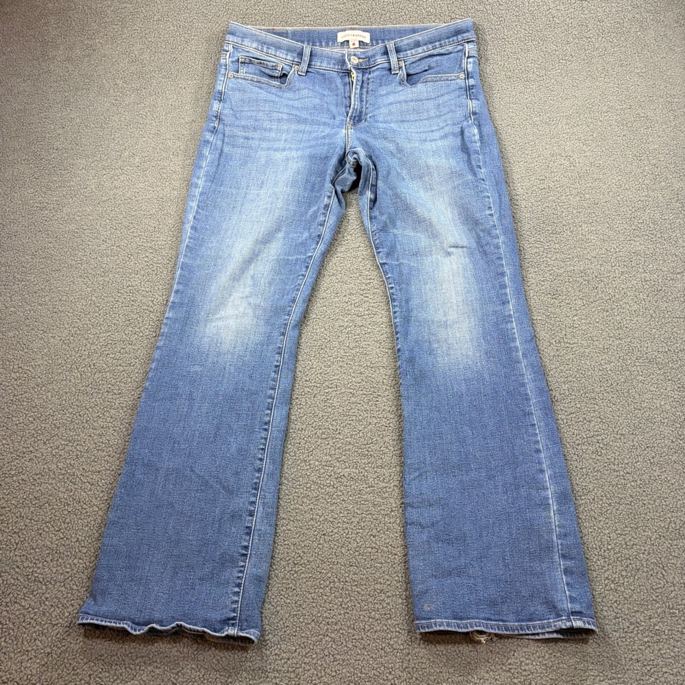 Lucky Brand Jeans Womens 14/32 Blue Sweet Mid Rise Boot 7WP11251 Stretch Denim